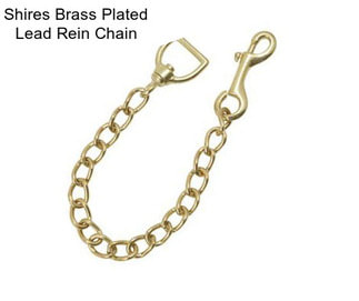 Shires Brass Plated Lead Rein Chain