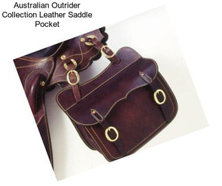 Australian Outrider Collection Leather Saddle Pocket