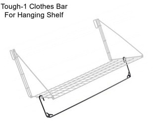 Tough-1 Clothes Bar For Hanging Shelf