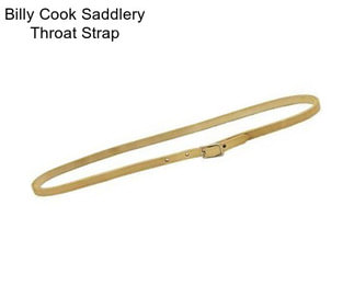 Billy Cook Saddlery Throat Strap