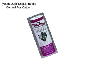 Python Dust Shakerinsect Control For Cattle