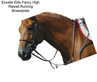 Exselle Elite Fancy High Raised Running Breastplate