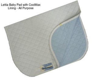 Lettia Baby Pad with CoolMax Lining - All Purpose