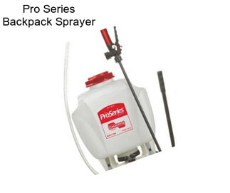 Pro Series Backpack Sprayer