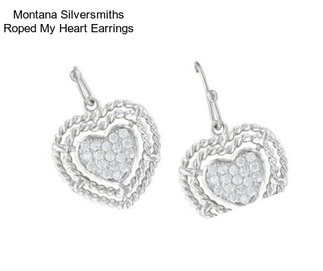 Montana Silversmiths Roped My Heart Earrings