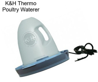 K&H Thermo Poultry Waterer