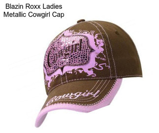 Blazin Roxx Ladies Metallic Cowgirl Cap