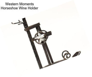 Western Moments Horseshoe Wine Holder