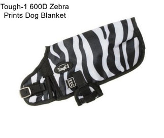 Tough-1 600D Zebra Prints Dog Blanket