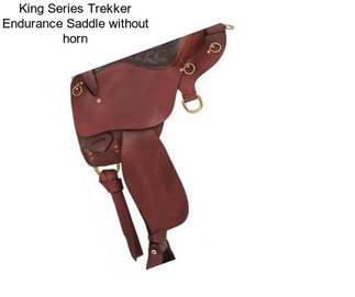 King Series Trekker Endurance Saddle without horn