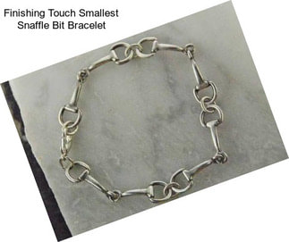 Finishing Touch Smallest Snaffle Bit Bracelet