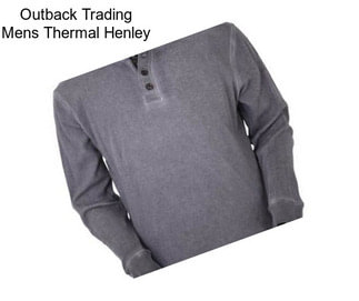 Outback Trading Mens Thermal Henley