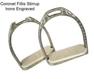 Coronet Fillis Stirrup Irons Engraved