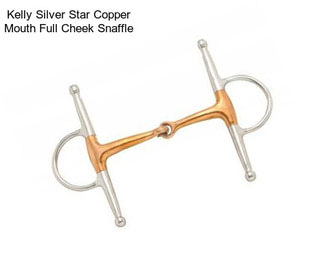 Kelly Silver Star Copper Mouth Full Cheek Snaffle