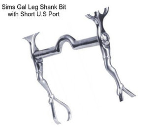 Sims Gal Leg Shank Bit with Short U.S Port