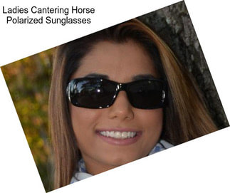 Ladies Cantering Horse Polarized Sunglasses