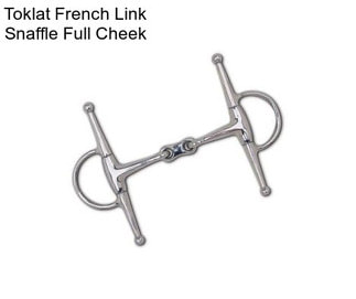 Toklat French Link Snaffle Full Cheek