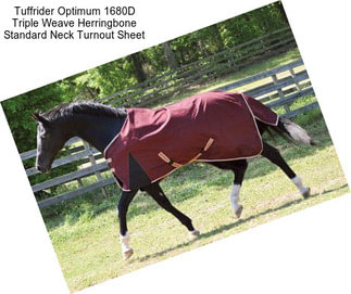 Tuffrider Optimum 1680D Triple Weave Herringbone Standard Neck Turnout Sheet