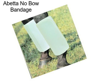 Abetta No Bow Bandage