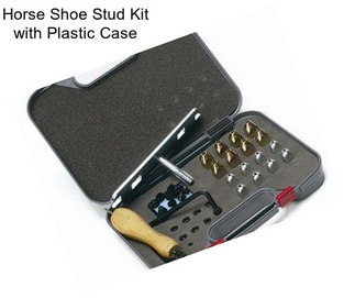 Horse Shoe Stud Kit with Plastic Case