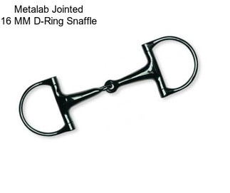 Metalab Jointed 16 MM D-Ring Snaffle