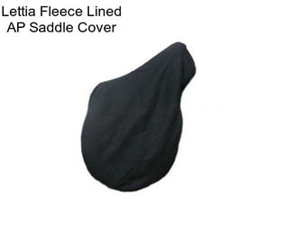 Lettia Fleece Lined AP Saddle Cover