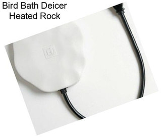 Bird Bath Deicer Heated Rock