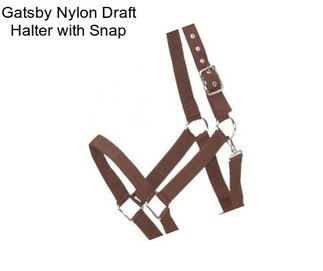 Gatsby Nylon Draft Halter with Snap