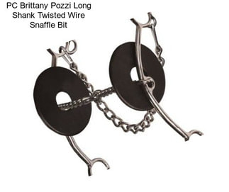 PC Brittany Pozzi Long Shank Twisted Wire Snaffle Bit