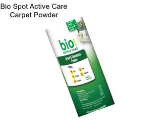 Bio Spot Active Care Carpet Powder