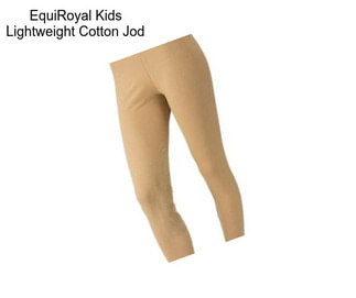 EquiRoyal Kids Lightweight Cotton Jod