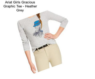 Ariat Girls Gracious Graphic Tee - Heather Grey