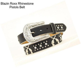 Blazin Roxx Rhinestone Pistols Belt