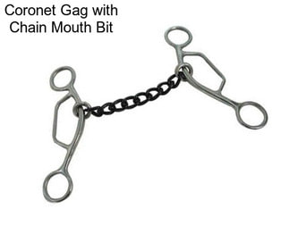 Coronet Gag with Chain Mouth Bit