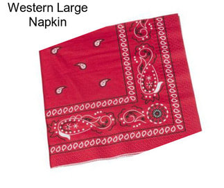 Western Large Napkin