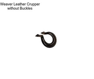 Weaver Leather Crupper without Buckles