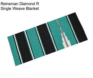 Reinsman Diamond R Single Weave Blanket