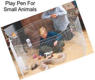 Play Pen For Small Animals