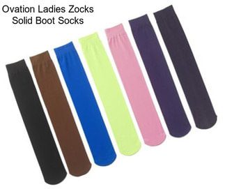 Ovation Ladies Zocks Solid Boot Socks