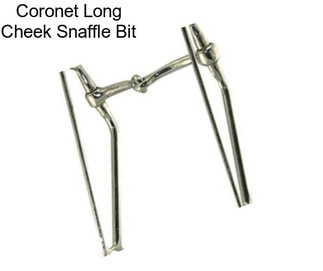 Coronet Long Cheek Snaffle Bit