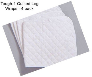 Tough-1 Quilted Leg Wraps - 4 pack