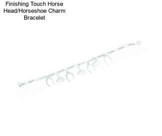 Finishing Touch Horse Head/Horseshoe Charm Bracelet