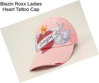 Blazin Roxx Ladies Heart Tattoo Cap