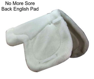 No More Sore Back English Pad