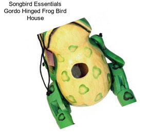 Songbird Essentials Gordo Hinged Frog Bird House
