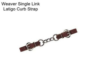 Weaver Single Link Latigo Curb Strap