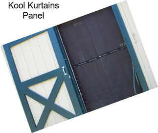 Kool Kurtains Panel