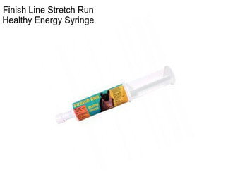 Finish Line Stretch Run Healthy Energy Syringe