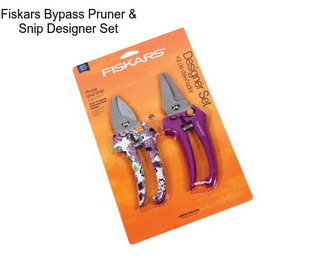 Fiskars Bypass Pruner & Snip Designer Set