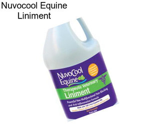 Nuvocool Equine Liniment